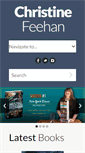 Mobile Screenshot of christinefeehan.com